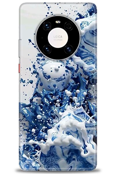 Rulet Aksesuar غطاء متوافق مع هاتف هواوي ميت 40 برو HD مطبوع - غطاء سيليكون م...