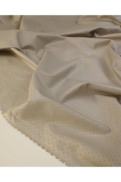 Kumaş Parça Бавовняна вуаль сірувато-бежевого кольору, ширина: 145 см.