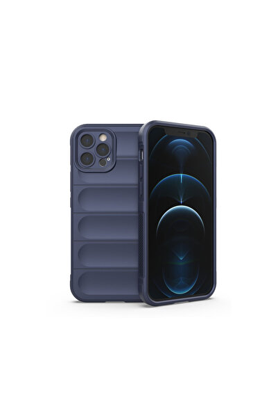 NewFace iPhone 12 Pro Case Optimum Silicone - Navy Blue