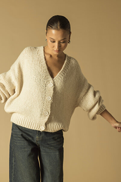 Nisan سترة تريكو كبيرة الحجم