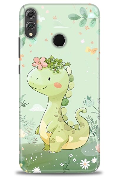 Rulet Aksesuar غطاء متوافق مع هاتف هواوي هونر 8X HD مطبوع - غطاء سيليكون مصمم...