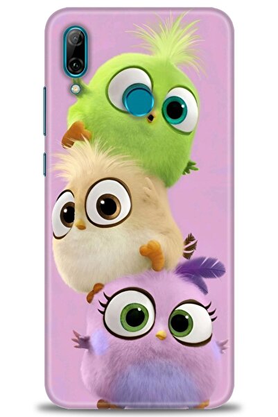 Rulet Aksesuar حافظة متوافقة مع هاتف هواوي بي سمارت 2019 HD مطبوع + واقي شاشة...