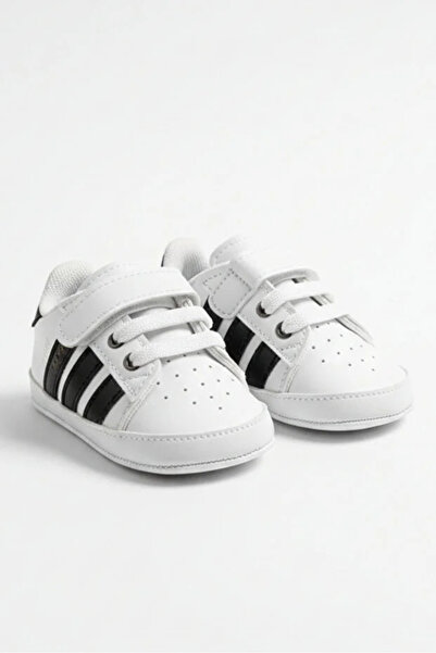 pufien Bebek İlk Adım Ayakkabısı, Esnek ve Rahat Tabanlı, Cırt Cırtlı Kaydırm...