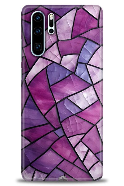 Rulet Aksesuar غطاء متوافق مع هاتف هواوي P30 Pro HD مطبوع + واقي شاشة سيراميك...