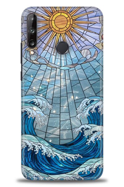 MOD Kılıf حافظة متوافقة مع هاتف هواوي P40 Lite E + واقي شاشة من السيراميك غير...