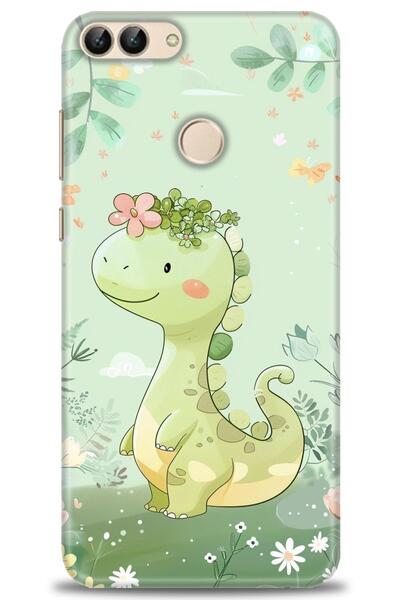 Rulet Aksesuar غطاء متوافق مع هاتف هواوي بي سمارت HD مطبوع + واقي شاشة سيرامي...