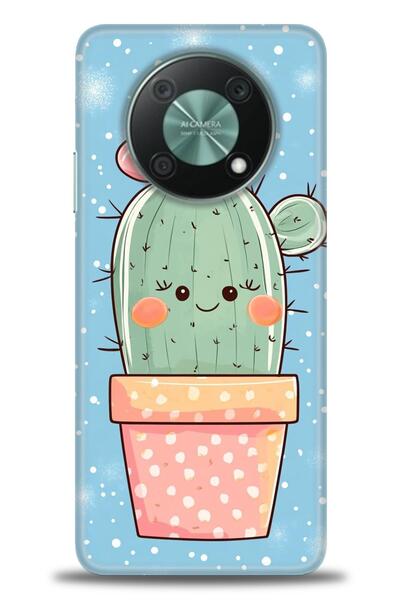 Rulet Aksesuar غطاء متوافق مع هاتف هواوي نوفا Y90 HD مطبوع - غطاء سيليكون مصم...