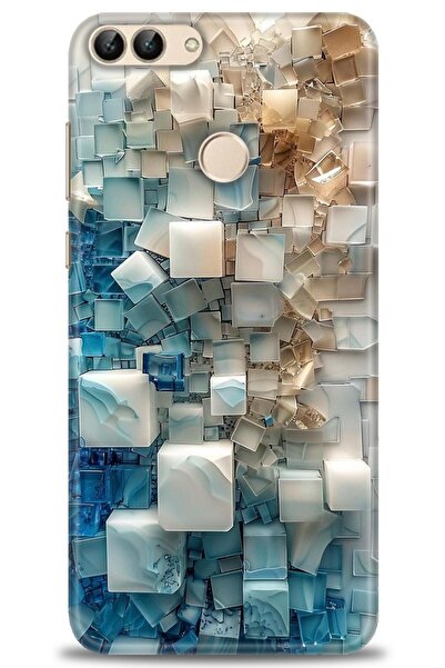 Rulet Aksesuar غطاء متوافق مع هاتف هواوي بي سمارت HD مطبوع - غطاء سيليكون مصم...