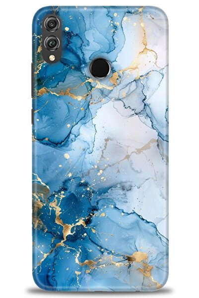 Rulet Aksesuar غطاء متوافق مع هاتف هواوي هونر 8X HD مطبوع - غطاء سيليكون مصمم...