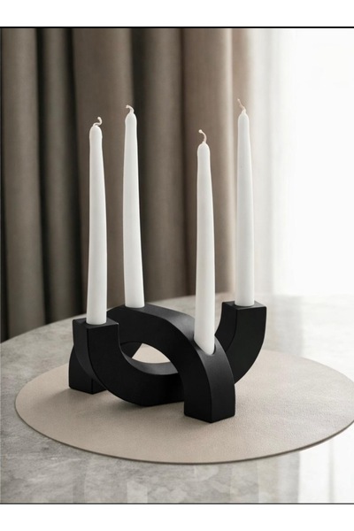 Heaven Earth Premium Dekoratif Şamdan – Modern ve Zarif Ev Dekorasyonu Aksesu...