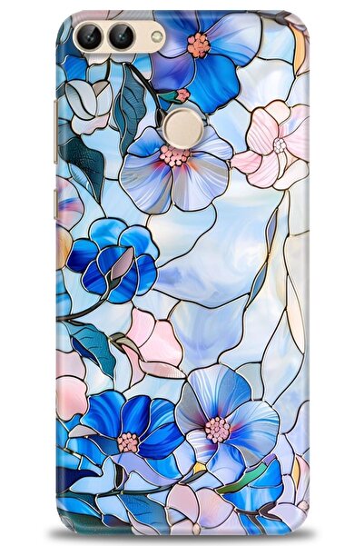 Rulet Aksesuar غطاء متوافق مع هاتف هواوي بي سمارت HD مطبوع - غطاء سيليكون مصم...