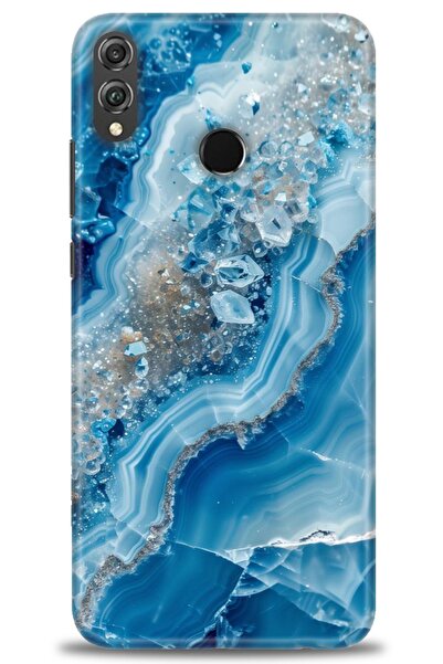 Rulet Aksesuar غطاء متوافق مع هاتف هواوي هونر 8X HD مطبوع - غطاء سيليكون مصمم...