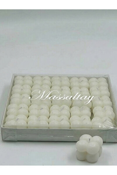 Massaltay Bubble Mum 4’lü Set – 12 Adet – Dekoratif Hediyelik Mum, Süsleme ve...