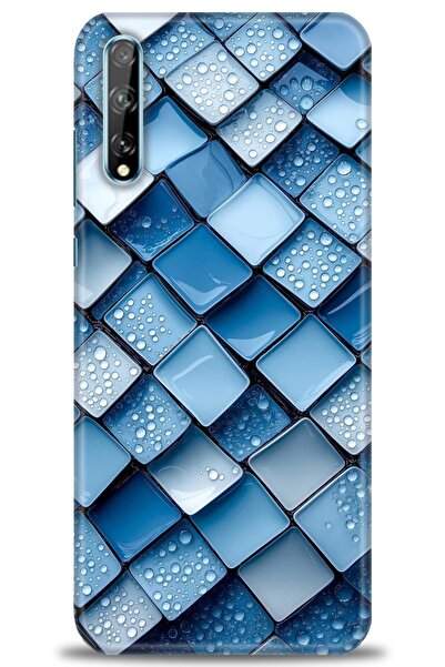 Rulet Aksesuar غطاء متوافق مع هاتف هواوي P Smart S HD مطبوع - غطاء سيليكون مص...