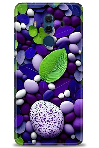 Rulet Aksesuar غطاء متوافق مع هاتف هواوي ميت 10 برو HD مطبوع - غطاء سيليكون م...