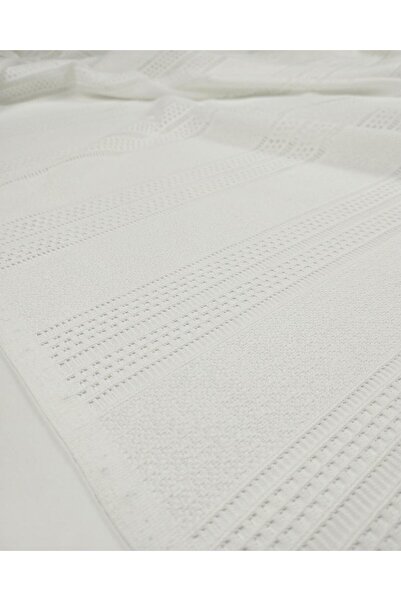 Kumaş Parça دانتيل باللون الأبيض (العرض 125 سم × الطول 180 سم)