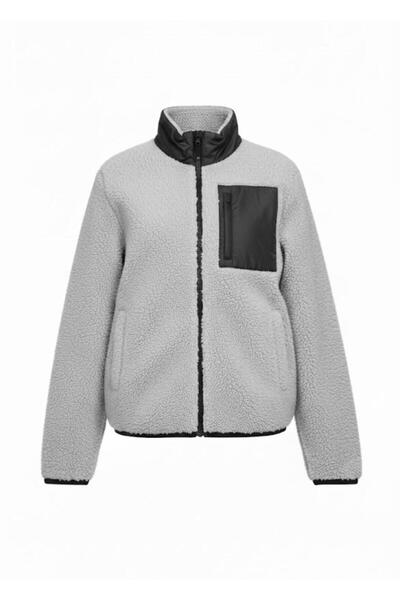 Plus Scorpion Jachetă fleece cu fermoar și buzunar frontal