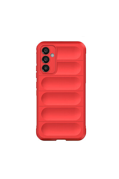 NewFace حافظة سامسونج جالاكسي A25 5G من السيليكون المثالي - أحمر