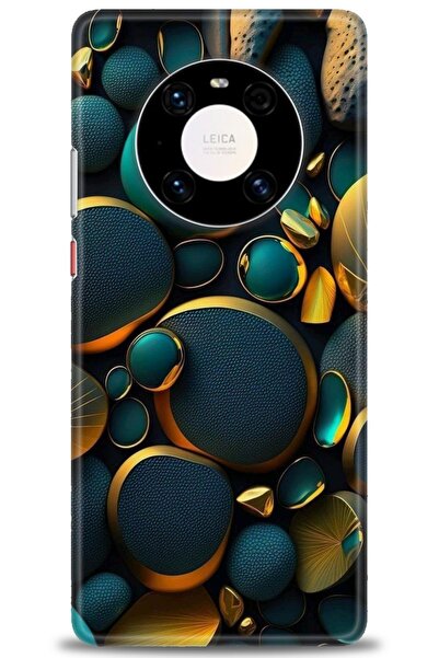 Rulet Aksesuar غطاء متوافق مع هاتف هواوي ميت 40 برو HD مطبوع - غطاء سيليكون م...