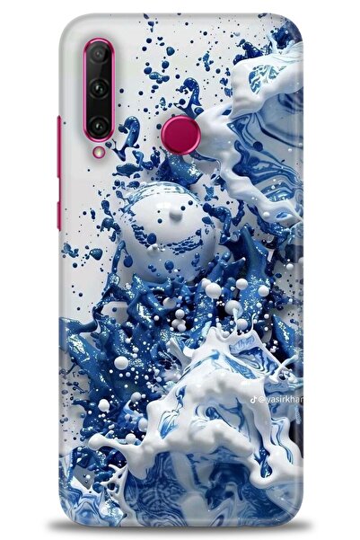 Rulet Aksesuar غطاء متوافق مع هاتف هواوي هونر 20 لايت HD مطبوع - غطاء سيليكون...