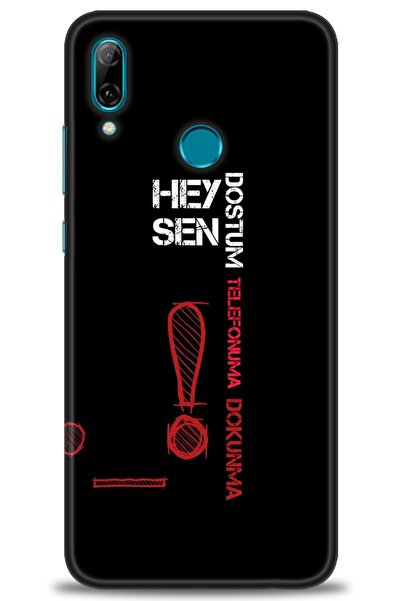 Rulet Aksesuar غطاء متوافق مع هاتف هواوي بي سمارت 2019 HD مطبوع - غطاء سيليكو...