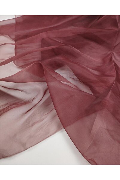 Kumaş Parça قماش الأورجانزا التول بلون التوت (العرض 145 سم × الطول 240 سم)