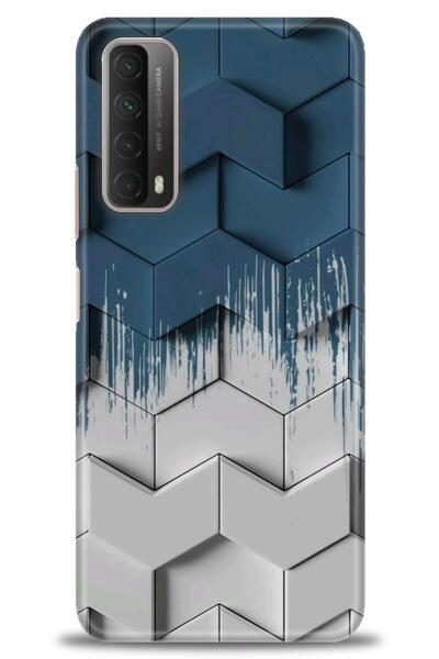 Rulet Aksesuar غطاء متوافق مع هاتف هواوي بي سمارت 2021 HD مطبوع - غطاء سيليكو...