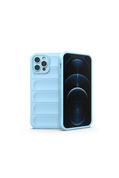 NewFace iPhone 12 Pro Case Optimum Silicone - Sky Blue