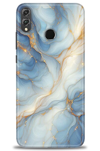 Rulet Aksesuar غطاء متوافق مع هاتف هواوي هونر 8X HD مطبوع - غطاء سيليكون مصمم...