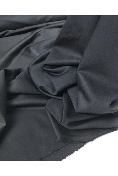 Kumaş Parça Țesătură gabardină pentru jachete de culoare neagră (lățime 150 c...