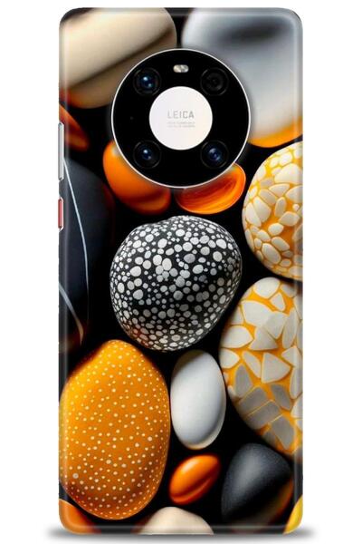 Rulet Aksesuar غطاء متوافق مع هاتف هواوي ميت 40 برو HD مطبوع - غطاء سيليكون م...