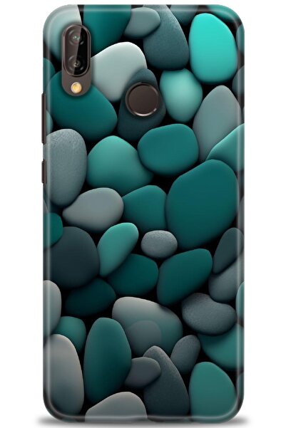 Rulet Aksesuar غطاء متوافق مع هاتف هواوي P20 لايت HD مطبوع - غطاء سيليكون مصم...