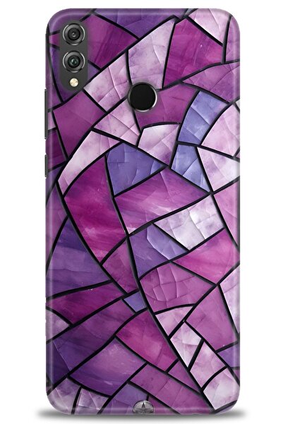 Rulet Aksesuar غطاء متوافق مع هاتف هواوي هونر 8X HD مطبوع - غطاء سيليكون مصمم...