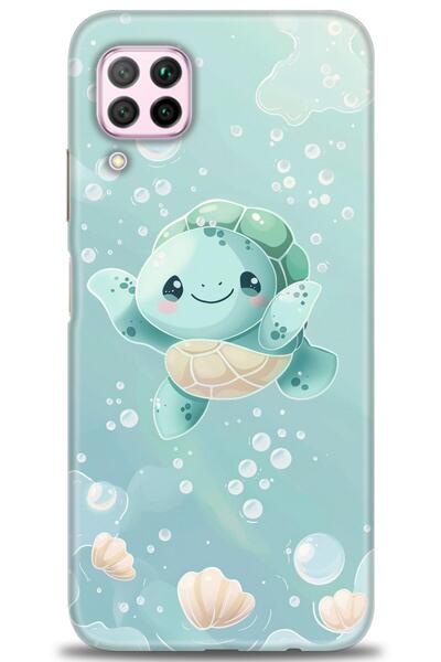 Rulet Aksesuar غطاء متوافق مع هاتف هواوي P40 لايت HD مطبوع - غطاء سيليكون مصم...