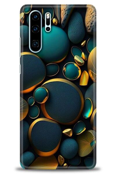 Rulet Aksesuar غطاء متوافق مع هاتف هواوي P30 Pro HD مطبوع - غطاء سيليكون بتصم...