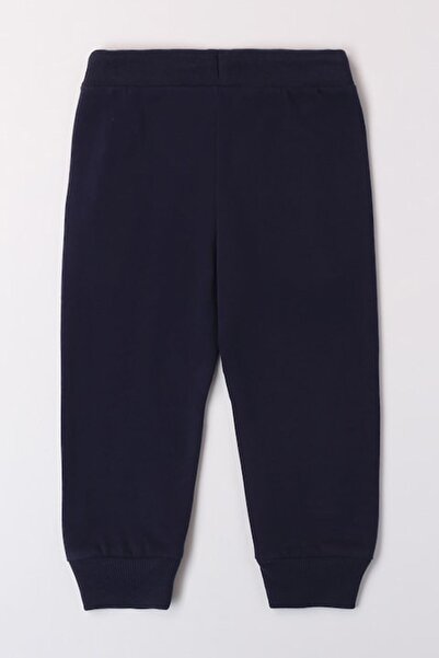 Sarabanda - Pantaloni de trening cu buzunare oblice, bleumarin, 122 CM