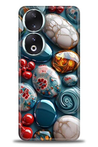 Rulet Aksesuar غطاء متوافق مع هاتف هواوي هونر مطبوع HD - غطاء سيليكون مصمم - 349