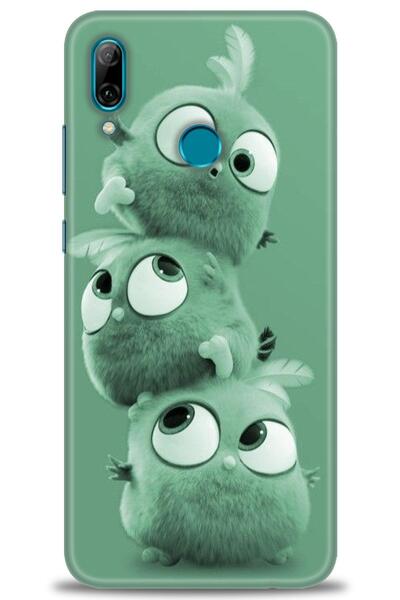 Rulet Aksesuar حافظة متوافقة مع هاتف هواوي بي سمارت 2019 HD مطبوع + واقي شاشة...