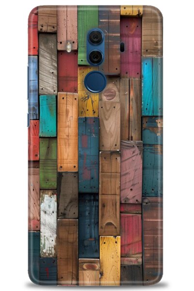 Rulet Aksesuar غطاء متوافق مع هاتف هواوي ميت 10 برو HD مطبوع - غطاء سيليكون م...