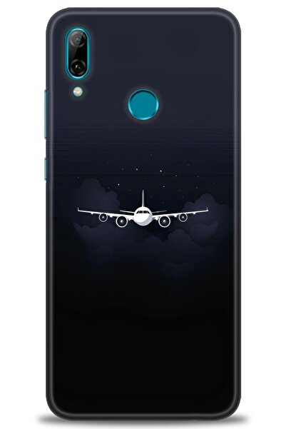 Rulet Aksesuar حافظة متوافقة مع هاتف هواوي بي سمارت 2019 HD مطبوع + واقي شاشة...