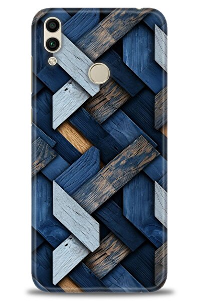 Rulet Aksesuar غطاء متوافق مع هاتف هواوي هونر 8C HD مطبوع - غطاء سيليكون مصمم...