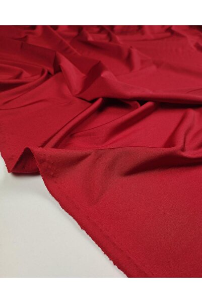 Kumaş Parça Țesătură din jerseu de culoare roșu închis Lățime: 150 cm