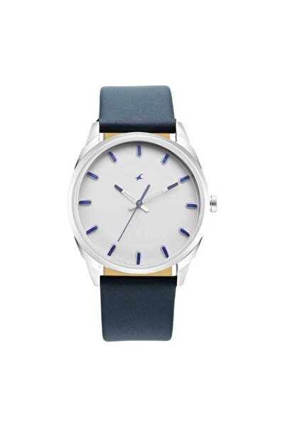 FASTRACK After Dark Men's Analog Watch 3273SL01 – White Dial, Blue Leather St...
