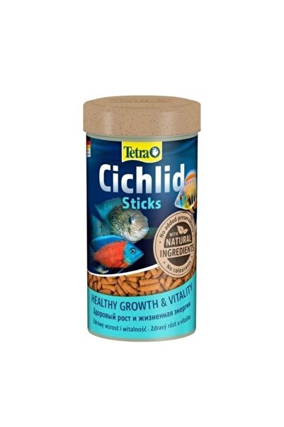 Tetra Cichlid Sticks 250 ml 75 gr Skt:06/2028 Orjinal Kutusunda