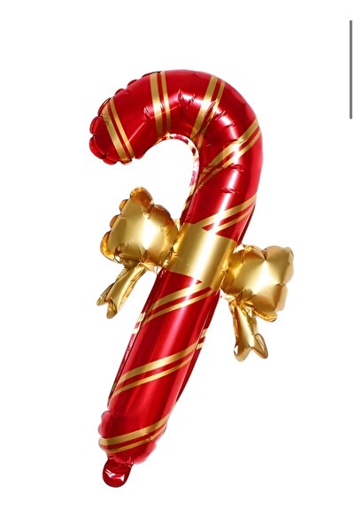 Çemrek Süs Parti New Year's Foil Balloon Walking Stick Balloon 1 Piece 70 cm