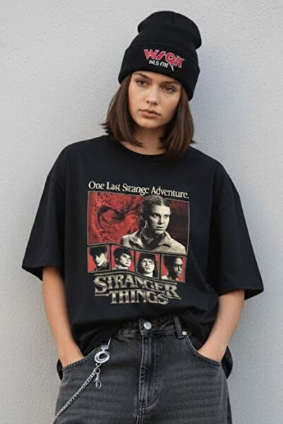 ARS Butik Stranger Things One Last Strange Adventure Short Sleeve Unisex T-Shirt