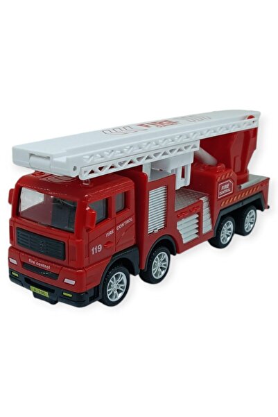 Lisinya Construction Machinery Series - Friction Fire Truck 16 cm - Folding L...