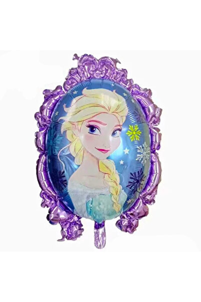 Frozen foil balloon figurine, mirror design, light pink, 70 cm