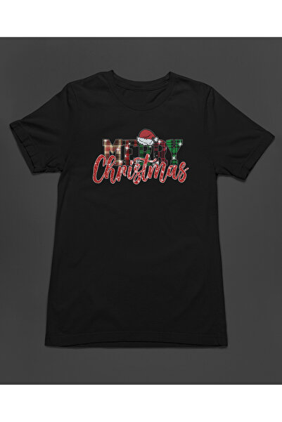 Bumeta Tricou unisex Glitter Merry Christmas tricou