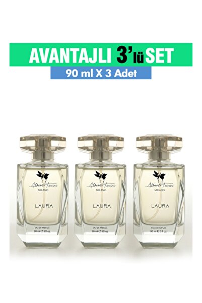 Alberto 3'Lü Set Taccini Laura Kadın Parfümü - 90 ml